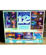 Lassen Christian Riese Lasse 12 Puzzles Whales Horses Lions Dolphins Tig... - £65.89 GBP