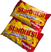 Starburst Jelly Beans Original Burst of Flavors 14 oz Flavorful Set of 2 bags - £13.04 GBP