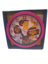 Disney ENCANTO Battery Operated Analog Wall Clock Mirabel Luisa Isabela ... - $15.63