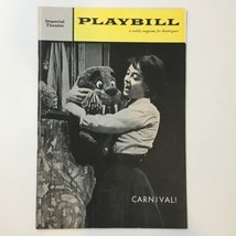 1962 Playbill Imperial Theatre Anna Maria Alberghetti in Carnival Gower ... - £11.16 GBP