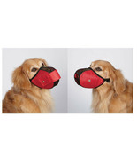 FABRIC MESH DOG MUZZLES Comfortable Soft Red Muzzle for Dogs That Bite o... - $330.12 MXN+