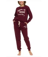 Keith Haring Womens Pajamas Red Lounge Heart Crewneck Long Sleeves Relax... - $42.99