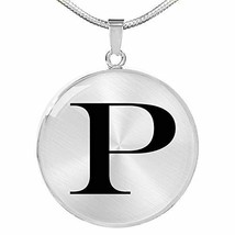 Initial P v1a - Luxury Necklace Personalized Name Gifts - £32.08 GBP