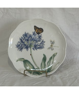 Lenox Butterfly Meadow Luncheon Plate 9 inch Scalloped Rim Nature Painte... - $26.45 CAD