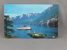 Vintage Postcard - Black Ball Ferry - New Process Colorcard - $15.00