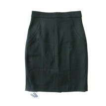 NWT MM. Lafleur Cornelia in Onyx Weave Black Textured Jacquard Pencil Skirt 10 - £63.85 GBP
