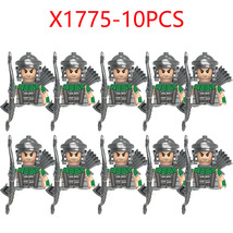 10 PCS Military Building Blocks Medieval Times Roman Solider Figures X1775 - £19.49 GBP