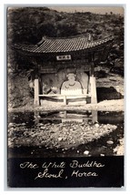 RPPC The White Buddha Seoul Korea UNP Blank Back Postcard V3 - £14.16 GBP