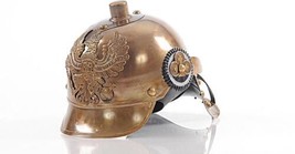 Helmet Prussian Model 1915 Artillery Pickelhaube Steel Removable Spike Type A - £199.03 GBP