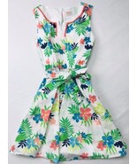Gymboree Hawaiian Retired Dress Sz 6 Floral Summer Flowers Vacation - £12.64 GBP