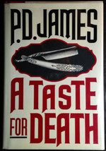 A Taste for Death by P. D. James Signed! 1st American Ed,  1st print 1986 HCDJ - £60.32 GBP