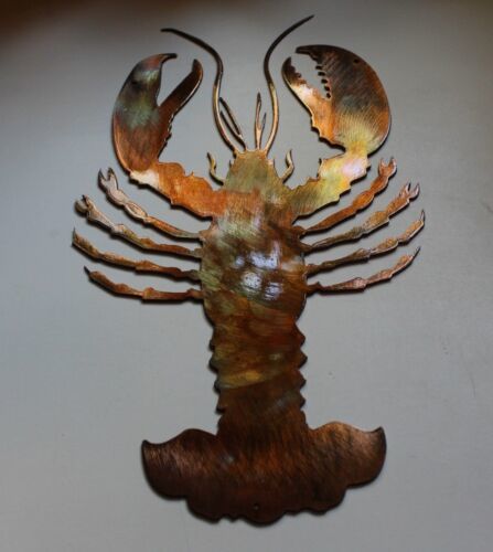 Lobster - Metal Wall Art - Copper 7 1/2&quot; x 14&quot;  - £18.01 GBP