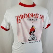 Vintage Brodhead Track 1986 T-Shirt Medium 50/50 Single Stitch 80s Deadstock - $19.99