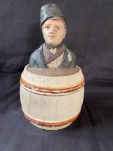 Antique Buster Brown Tabac Humidor Par Johan Maresch (Autriche) Pottery ... - $279.00
