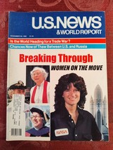 U S NEWS World Report November 29 1982 Breaking Through: Women On The Move - $14.40