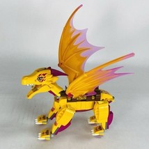 Incomplete LEGO Elves Fire Dragon Zonya 41175 No Tail Orange &amp; Magenta - $24.99
