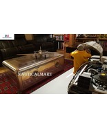Aviator Coffee Table Vintage Aluminum Living Room Furniture - Office Fur... - $1,590.00