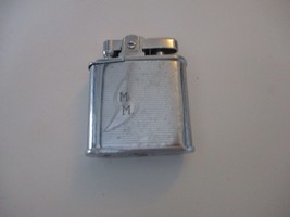 Vintage Ronson Whirlwind  Cigarette Lighter USA Swirl w/M M Initials Non... - $249.21 MXN