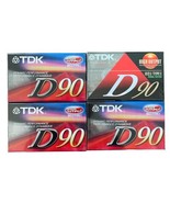 x7 TDK D90 Blank Audio Cassette Tapes High Output ICEI/Type I SEALED NOS - $24.74