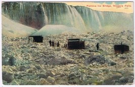 Postcard Famous Ice Bridge Niagara Falls - £3.87 GBP