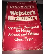 CONCISE WEBSTER&#39;S DICTIONARY - PAPERBACK BOOK - £12.13 GBP