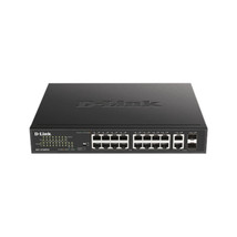 D-Link DLINK DES-1018MPV2 18-Port Fast Ethernet PoE+ Switch Desk 2x Giga... - $108.90