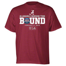 Alabama Crimson Tide 2012 BCS Championship Game Bound t-shirt Adidas new... - £12.90 GBP