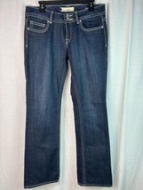 Vigoss Collection Women&#39;s Jeans Size 9 Fit Bootcut Denim Bling Thick Sti... - $14.85
