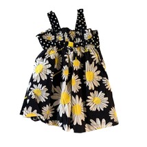 Bonnie Baby Girls Infant Baby Toddler Size 18 months Sun Dress Sunflower Daisy P - £11.93 GBP