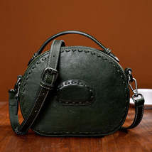 Leather handbags New retro leather handbags handmade ladies shoulder diagonal ha - £139.25 GBP