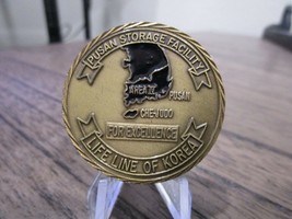 US Army Pusan Storage Facility Camp Hialeah Korea Challenge Coin #812L - £8.62 GBP