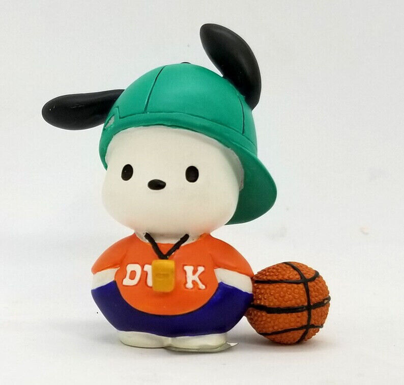 Pochacco PO89411 Puppy Basketball Playing It Mini Figurine Sanrio 2.25" H - $16.82