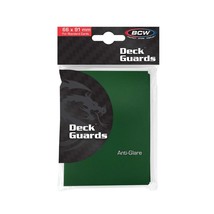 2 pks of 50 (100) BCW Green Double Matte Deck Guard Standard Sized Card ... - $8.81