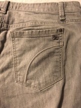 Joe&#39;s Jeans Women&#39;s Denim Gray Cuffed Crop Chloe Wash Distressed Stretch Size 29 - £22.94 GBP
