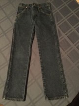 Wrangler jeans vintage classic Boys Size 7 Reg. blue denim jeans western rodeo - £11.77 GBP