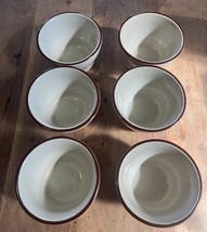 Vintage Ventura China Restaurant Ware Soup Cup Set Of 6 2.5” Tall 4” Dia... - $337.12 MXN