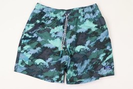 LL Bean Mens Large Spell Out Box Logo Abstract Lined Shorts Baggies Swim Trunks - £34.99 GBP