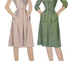 Vtg 1940s Simplicity Pattern 1381 Womens /Misses One Piece Dress Size 14... - $26.68