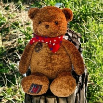 Gund 100th Anniversary Patriotic America 2002 Wish Teddy Bear BIG Soft 2... - £16.03 GBP