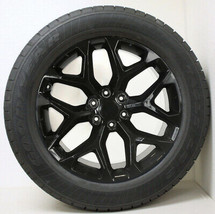 GMC 20&quot; Gloss Black Snowflake Wheels Goodyear Tires 2000-23 Sierra Yukon... - $2,177.01