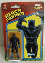 NEW Marvel Legends Black Panther 3.75&quot; Kenner Hasbro Retro Action Figure 2021  - £11.37 GBP