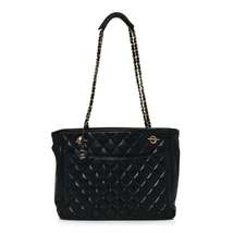 Lambskin Quilted Shopping Tote Black - £1,924.90 GBP
