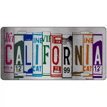 California License Plate Art 24&quot; X 12&quot; Large Metal Sign - $37.00