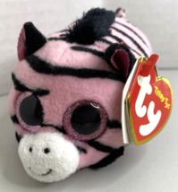 TY Teeny Tys  &quot;Pennie&quot; Pink Zebra SKU BB22 - £5.96 GBP