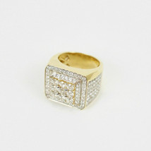 1.50Ct Rund Labor Erstellt Diamanten Hochzeit Rosa Ring Band 14K Gelb Vergoldet - $132.64