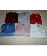 Men&#39;s Dress Shirt Lot Of 6 Long Sleeve Size Medium Classic Fit Various C... - $47.83 CAD