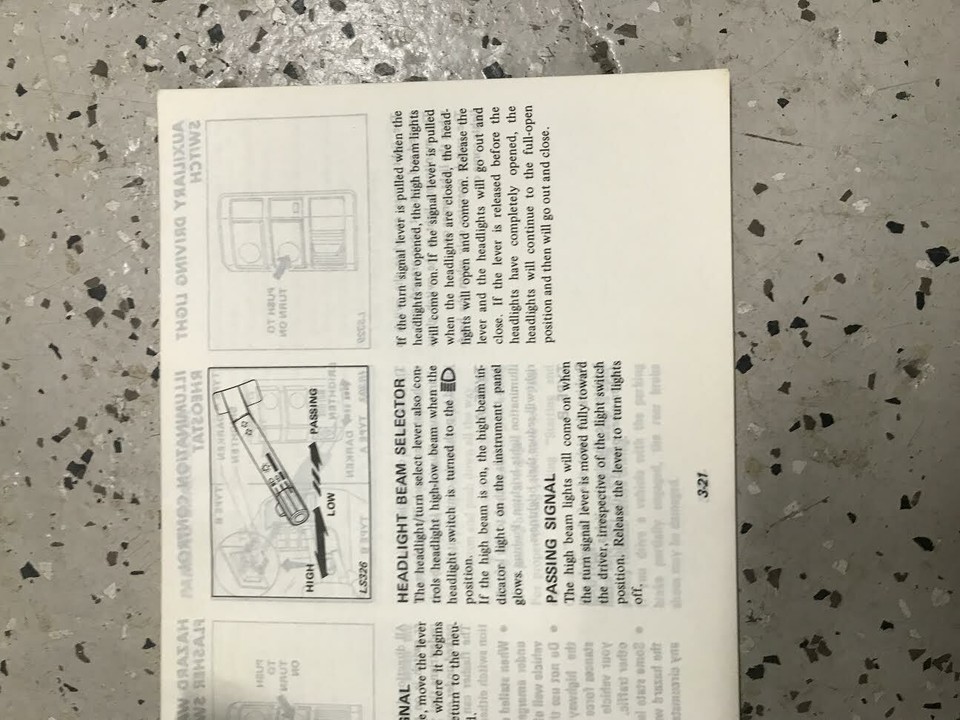 1987 Nissan 300ZX Owners Operators Owner Manual FACTORY OEM 1987 Book Item image 4