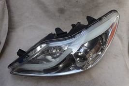 12-14 Hyundai Genesis Sedan Halogen Headlight Lamp Drive Left LH POLISHED image 2