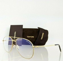 Brand New Authentic Tom Ford TF 5581 Eyeglasses 030 FT 5581-F 55mm Gold ... - $165.72