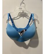 So Obsessed By Victorias Secret Push Up Bra 36DDD Blue Padded No Underwi... - $37.62